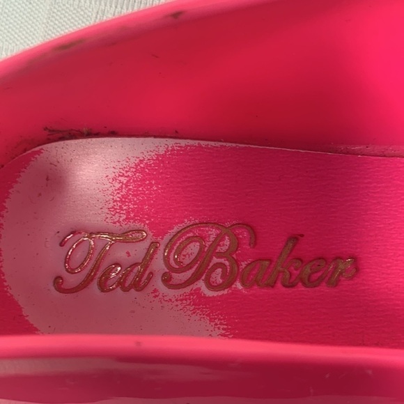 Ted Baker London bow flats on pink - Picture 7 of 11